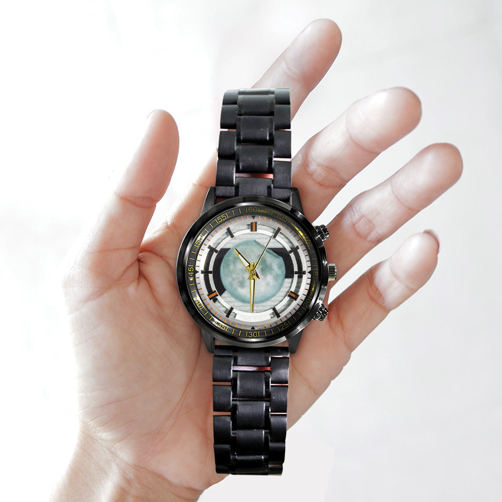 Nier: Automata 10th Anniversary Black Stainless Steel Watch - GNE7475