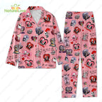 Nightmare Before Christmas Valentine Jack And Sally Pajamas Set