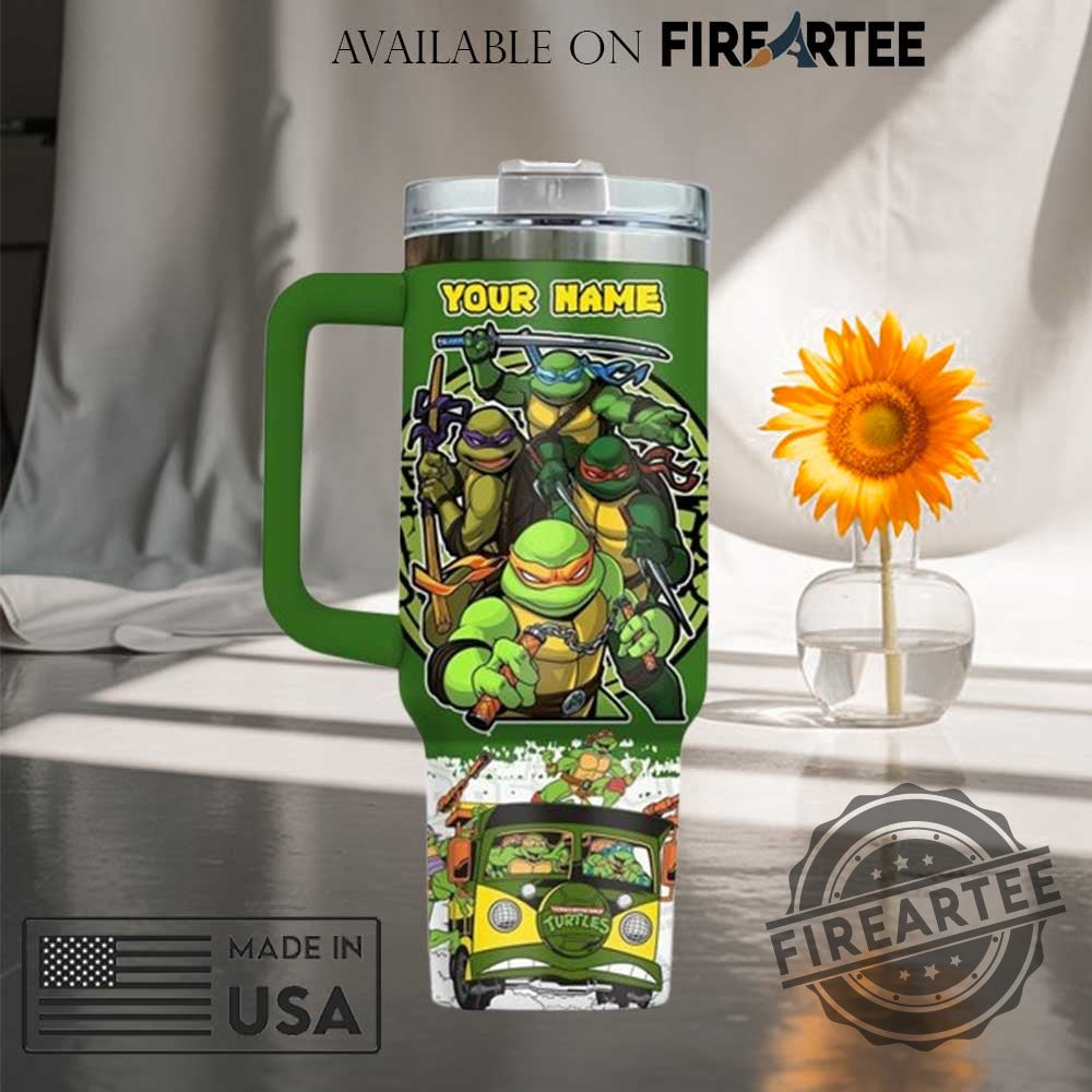 Ninja Turtles Custom Name Stanley Tumbler