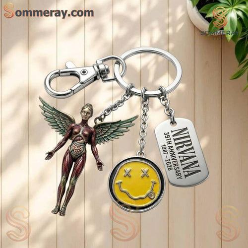 Nirvana 39th Anniversary Keychain