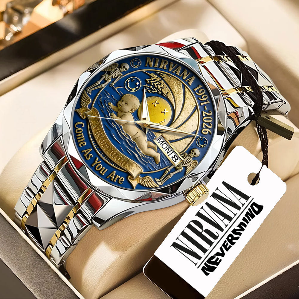 Nirvana x Nevermind 35th Anniversary Alloy Luxury Quartz Watch - TANTN20048
