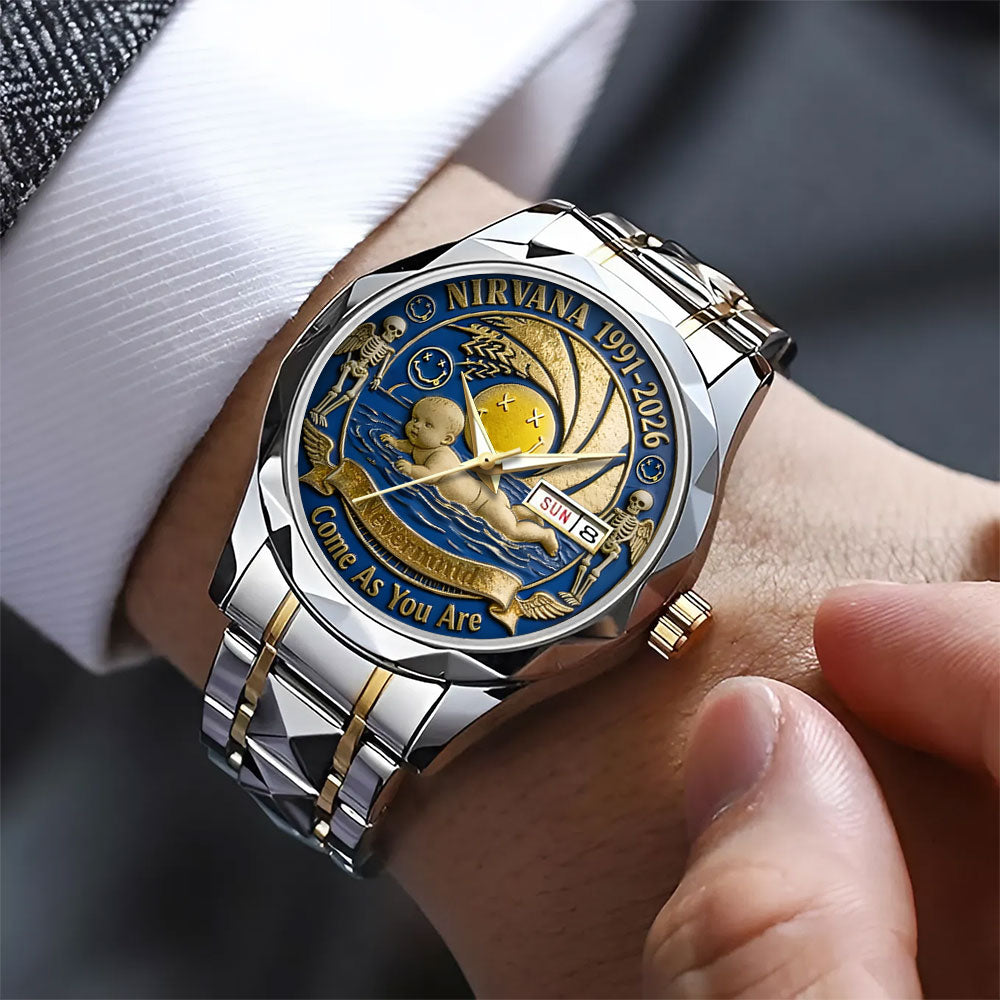 Nirvana x Nevermind 35th Anniversary Alloy Luxury Quartz Watch - TANTN20048