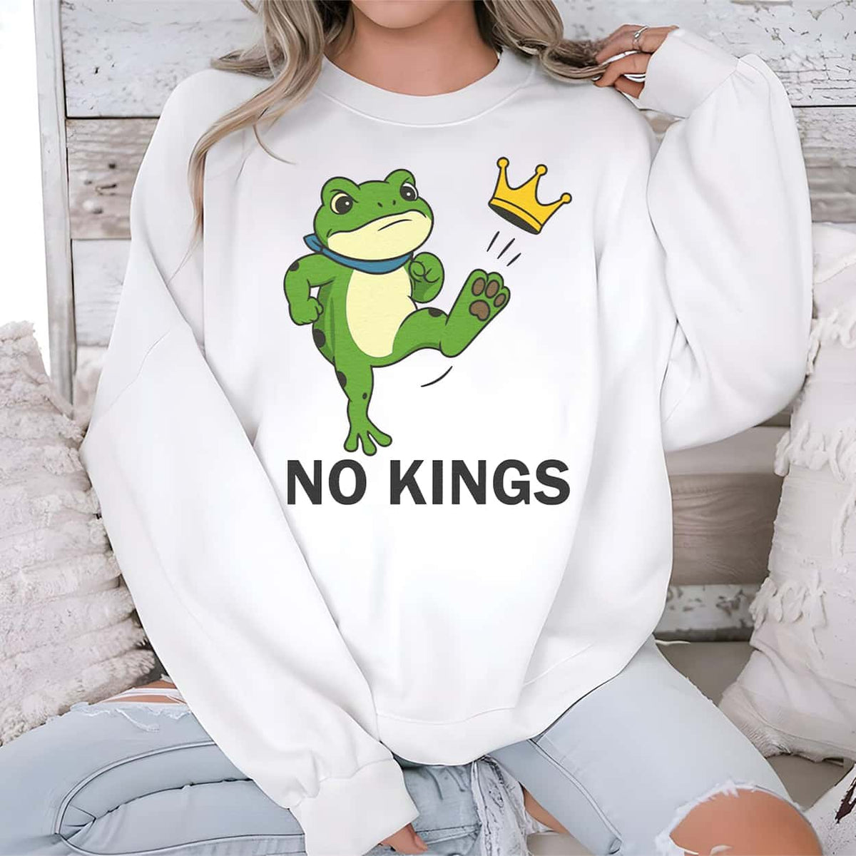 No Kings Portland Frog Protest Shirt