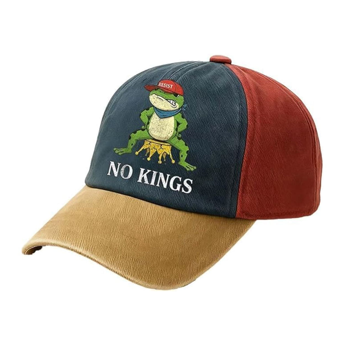 No Kings Portland Frog Resist Protest Hat