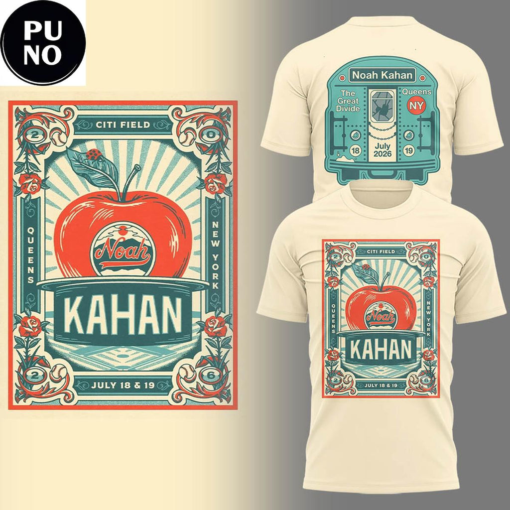 Noah Kahan The Great Divide Tour 2026 Live At Citi Field Hoodie T-Shirt