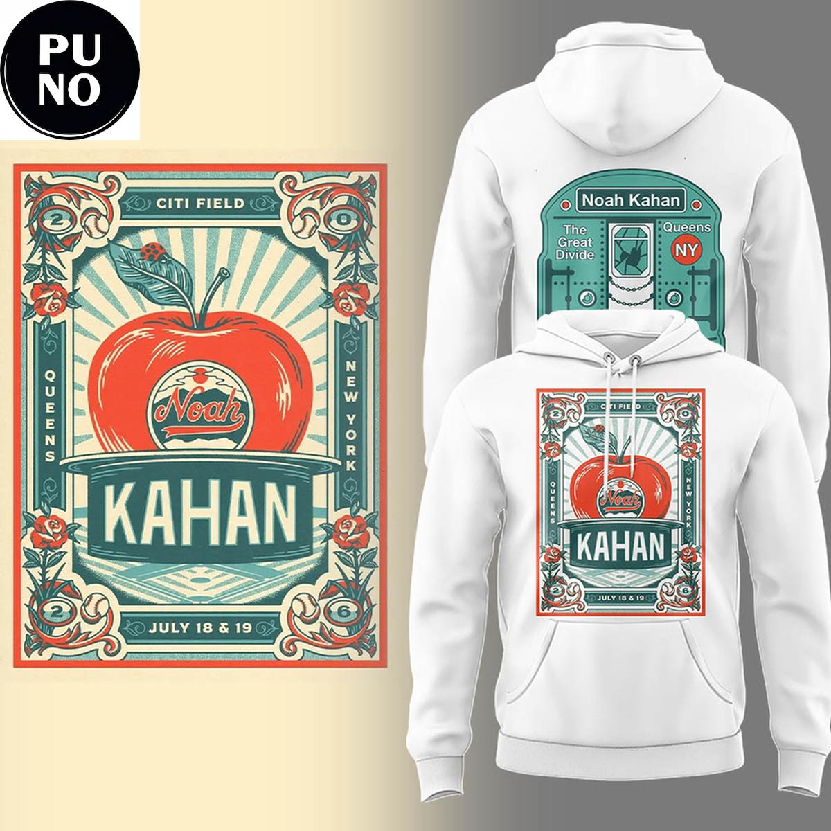Noah Kahan The Great Divide Tour 2026 Live At Citi Field Hoodie T-Shirt
