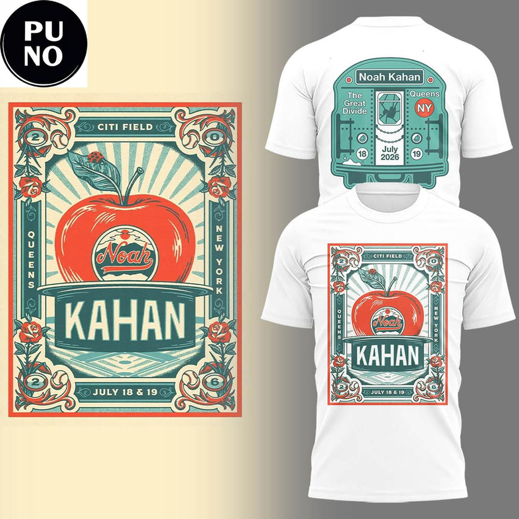 Noah Kahan The Great Divide Tour 2026 Live At Citi Field Hoodie T-Shirt