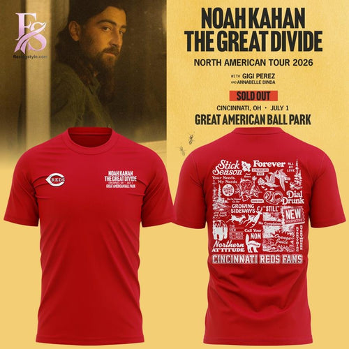 Noah Kahan x Cincinnati Reds Shirt 2026