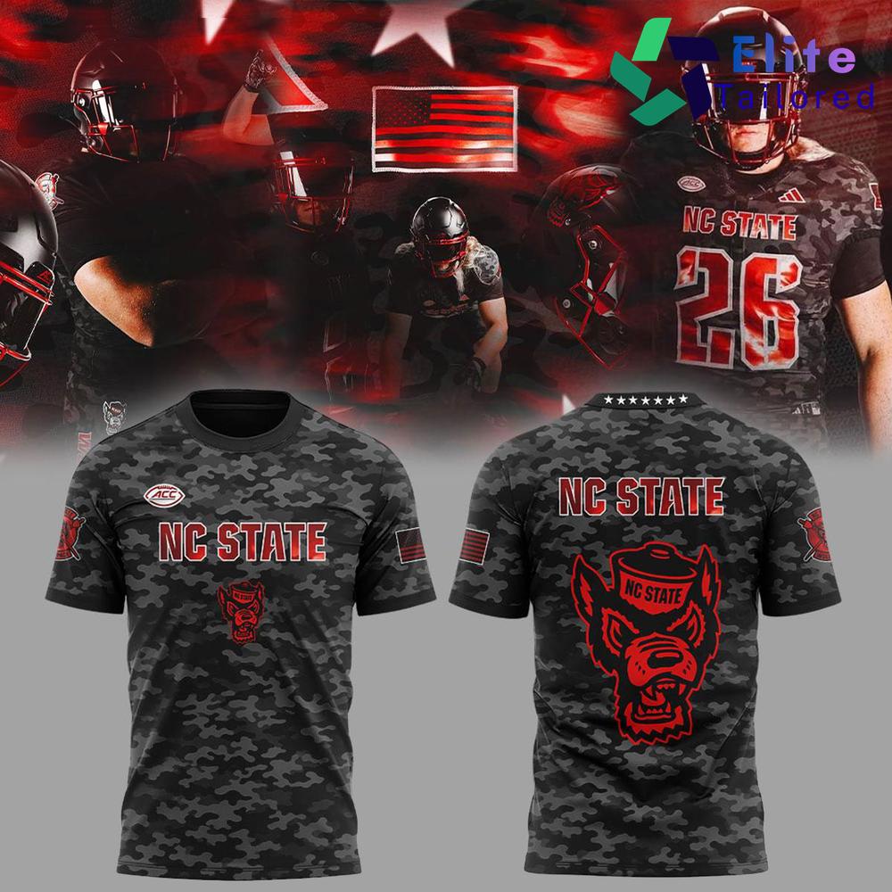 North Carolina State Wolfpack Military Appreciation 2026 T-Shirt