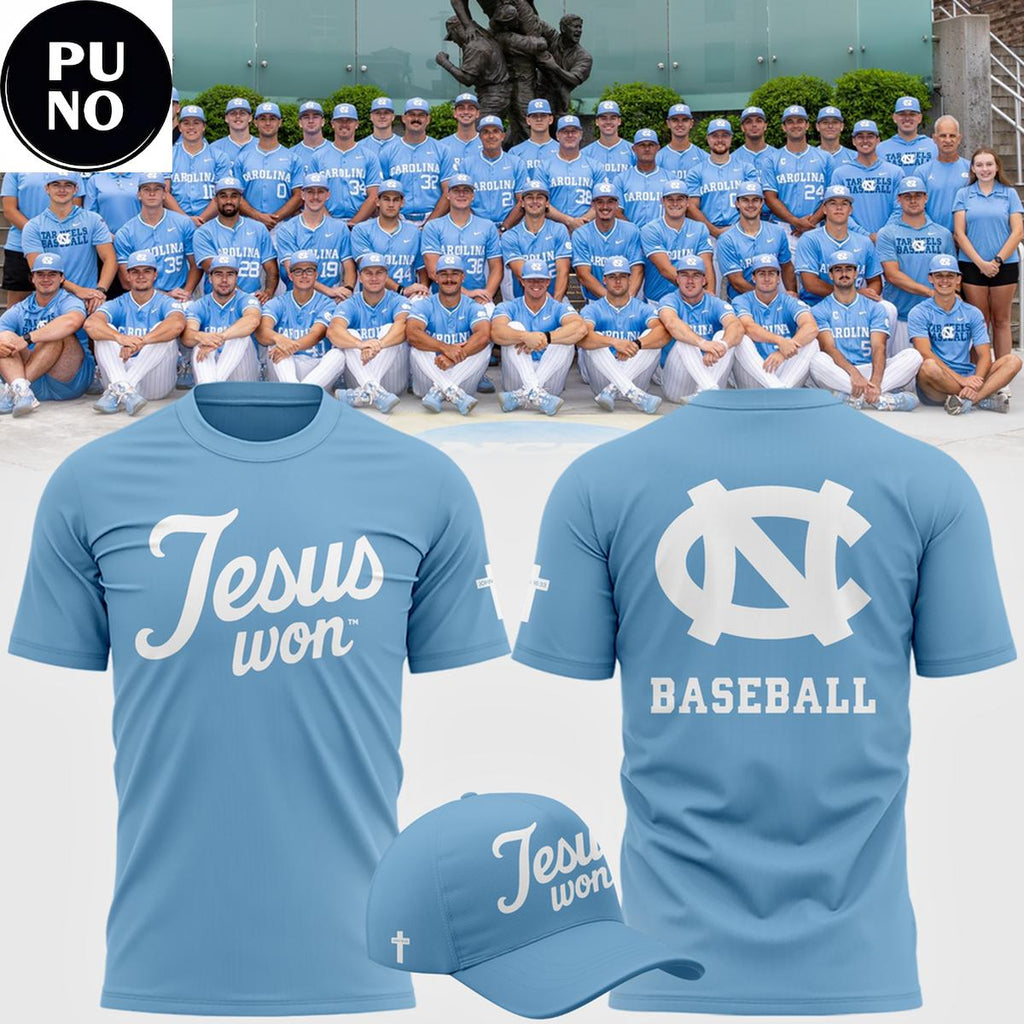 North Carolina Tar Heels 2026 Jesus Won T-Shirt