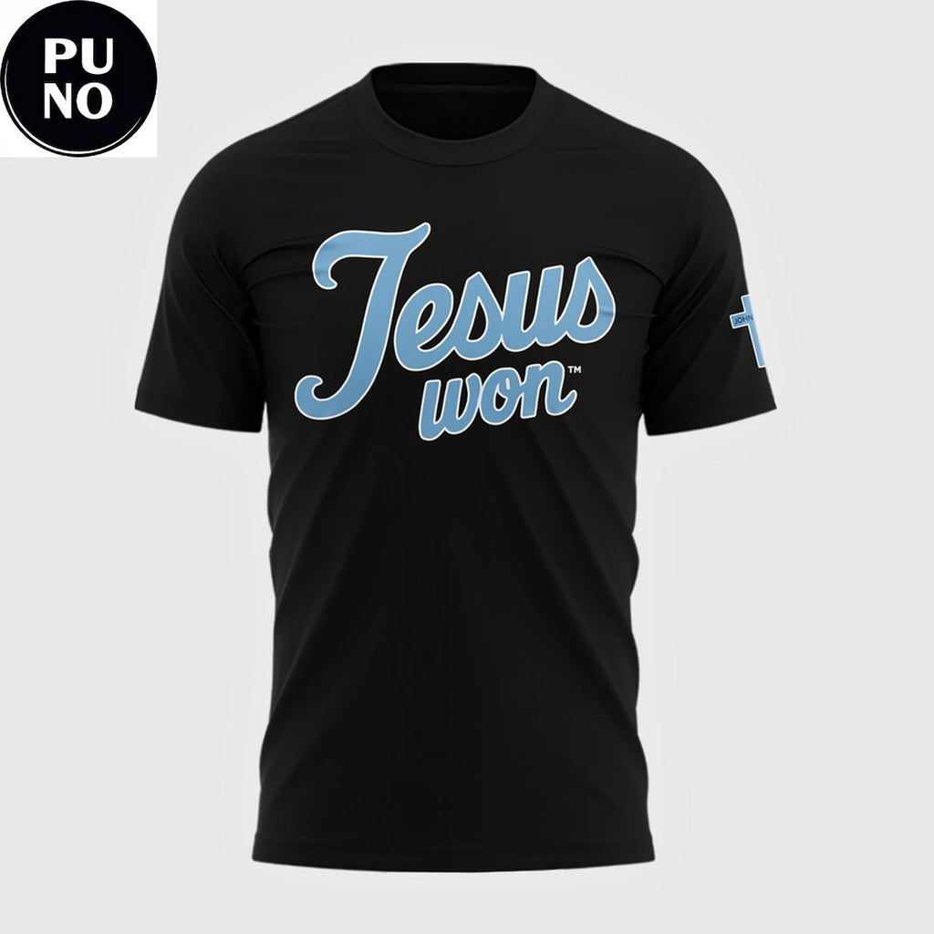 North Carolina Tar Heels 2026 Jesus Won T-Shirt