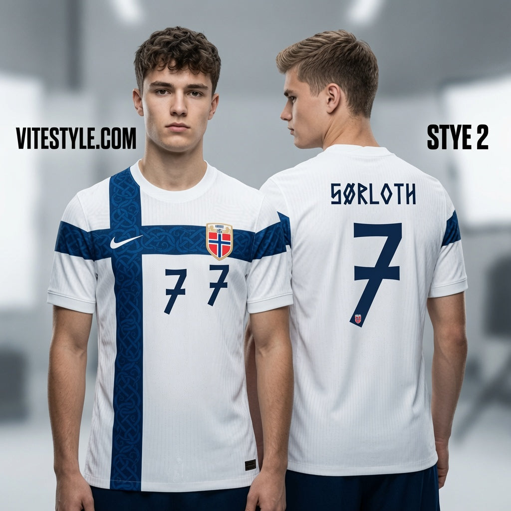 Norway World Cup 2026 Custom Name Soccer Jersey