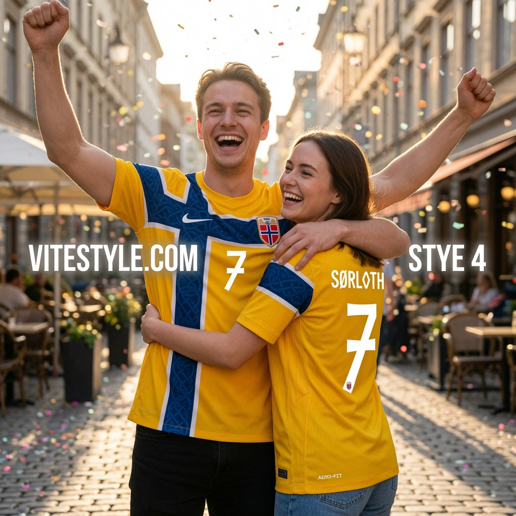 Norway World Cup 2026 Custom Name Soccer Jersey