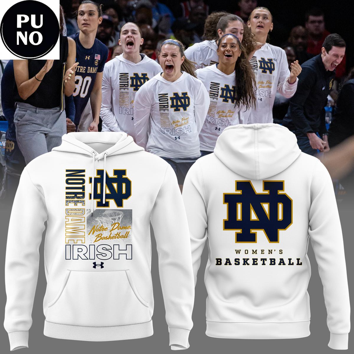Notre Dame Fighting Irish 2026 NCAA Women's Basketball Tournament March Madness Hoodie Shirt
