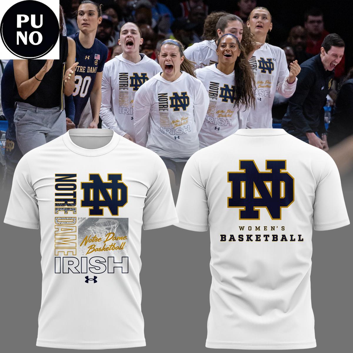 Notre Dame Fighting Irish 2026 NCAA Women's Basketball Tournament March Madness Hoodie Shirt