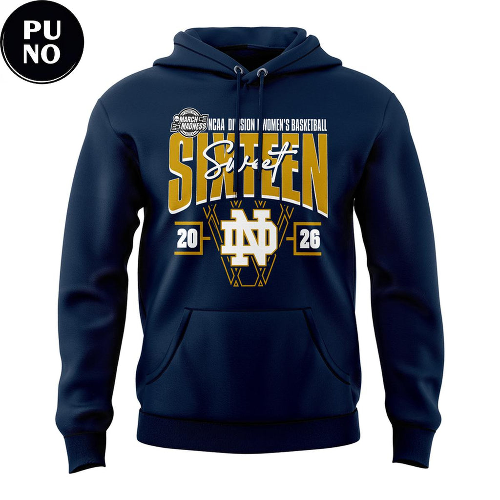 Notre Dame Fighting Irish 2026 NCAA Women's Basketball Tournament March Madness Hoodie Shirt