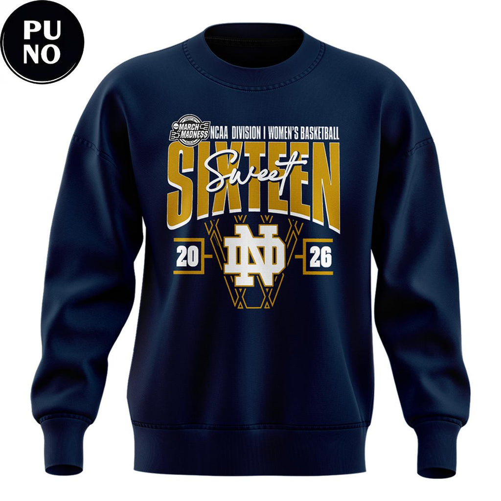 Notre Dame Fighting Irish 2026 NCAA Women's Basketball Tournament March Madness Hoodie Shirt