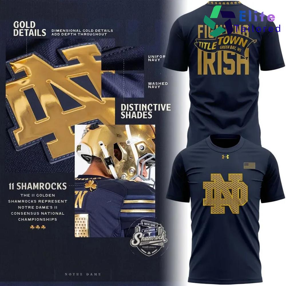 Notre Dame Fighting Irish 2026 Shamrock Series Graphic T-Shirt