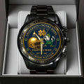 Notre Dame Fighting Irish Football 138th Anniversary 2025 Black Stainless Steel Watch - TANTN16197