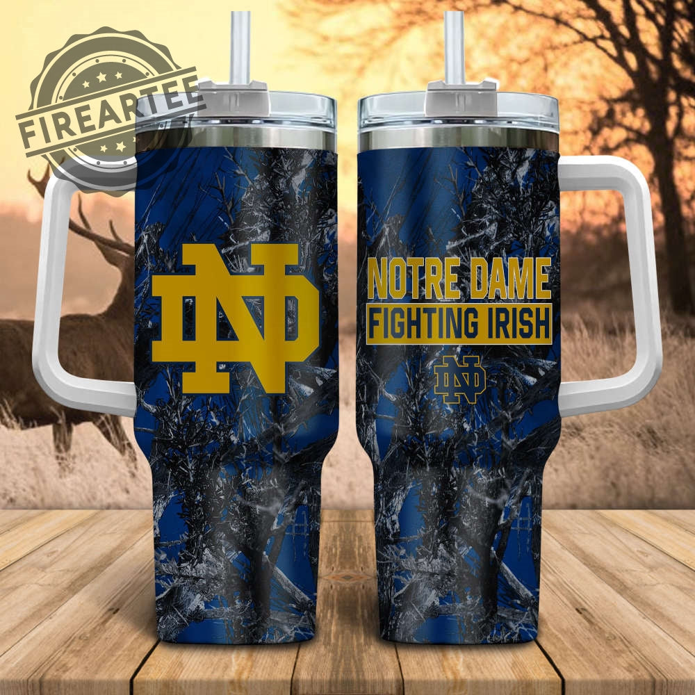 Notre Dame Fighting Irish NCAA Hunting Stanley Cup Tumbler – Celebrate Your Team Pride
