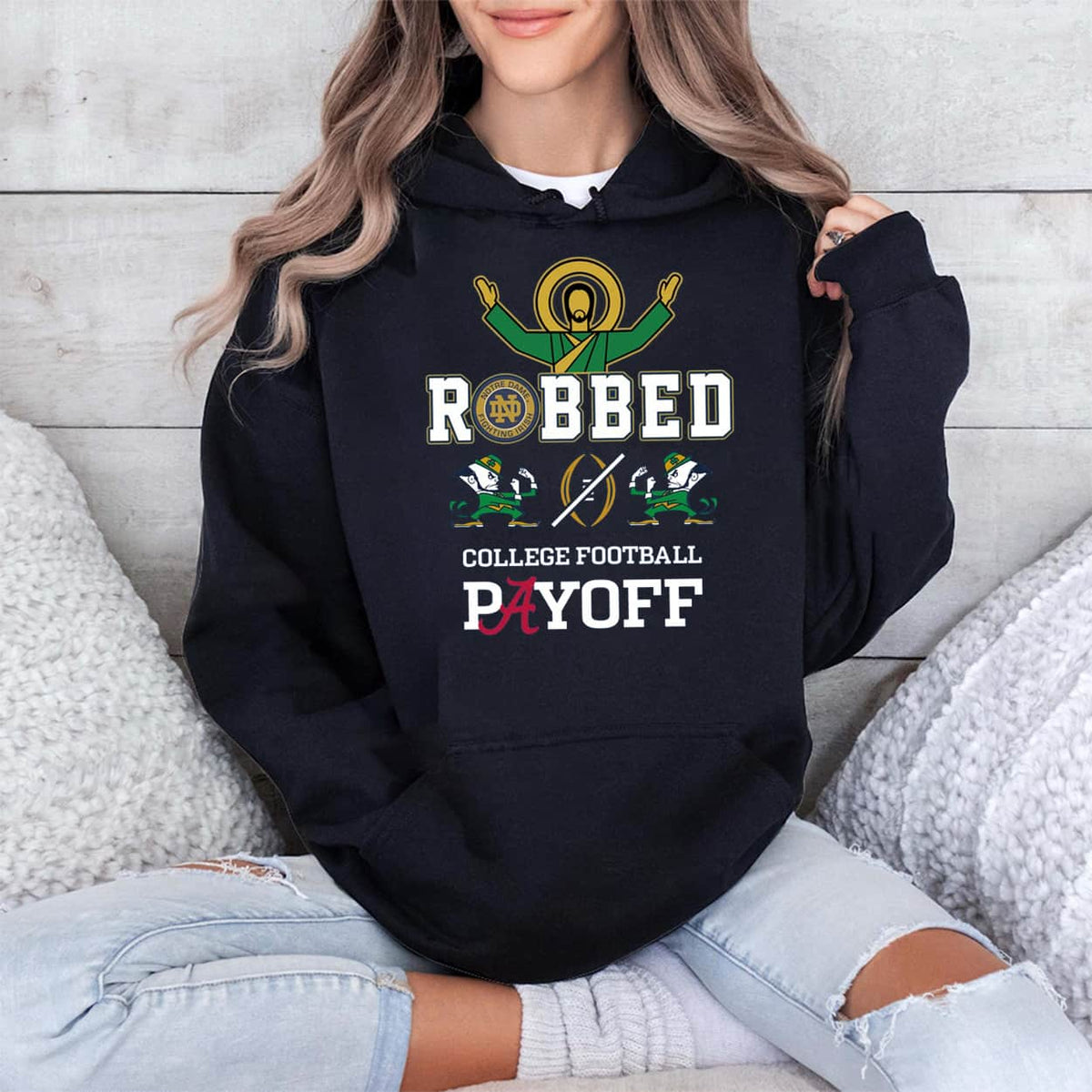 Notre Dame Robbed CFP Playoff Shirt