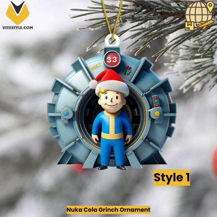 Nuka Cola Grinch Ornament