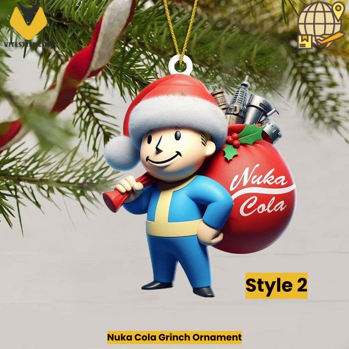 Nuka Cola Grinch Ornament