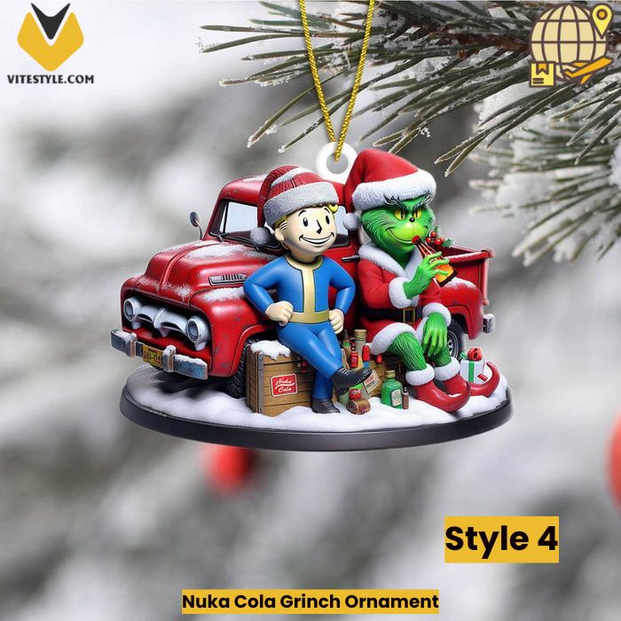 Nuka Cola Grinch Ornament