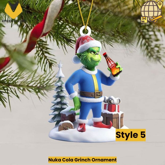 Nuka Cola Grinch Ornament