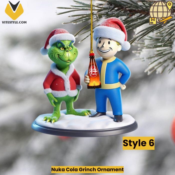 Nuka Cola Grinch Ornament