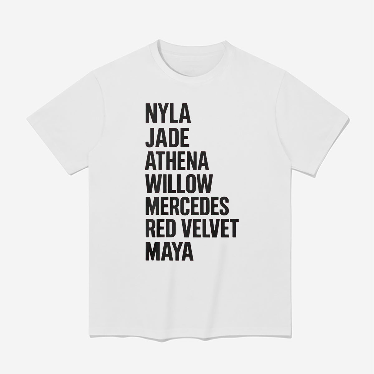 Nyla Jade Athena Willow Mercedes Red Velvet Maya Shirt