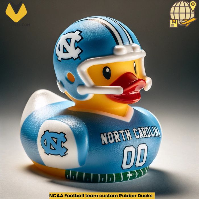 NCAA Football team custom Rubber Ducks Ornament