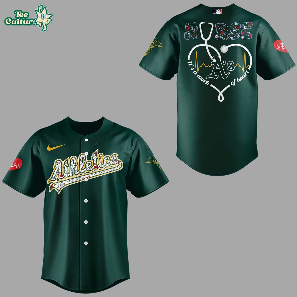 Oakland Athletics 2026 Nurses Appreciation Night MLB Special Jersey