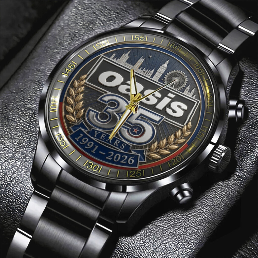 Oasis 35th Anniversary Black Stainless Steel Watch - TANTN24649