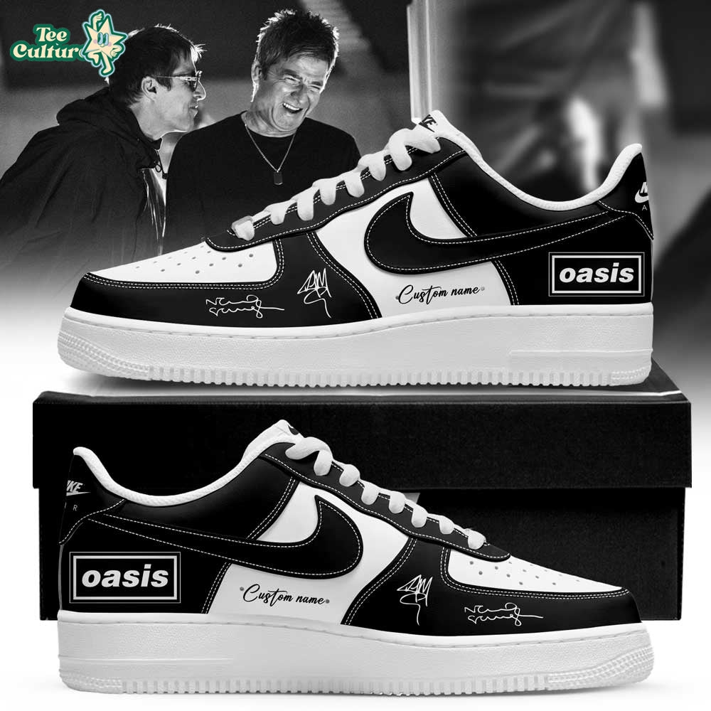Oasis: Don’t Look Back in Anger Signature Custom Name AF1 Shoes