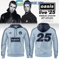 Oasis Live 25 London Wembley Stadium Hoodie Shirt