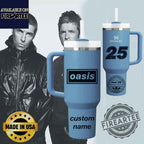 Oasis Live ’25 Stanley Tumbler Custom Name Blue Edition