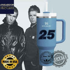 Oasis Live ’25 Stanley Tumbler Custom Name Blue Edition