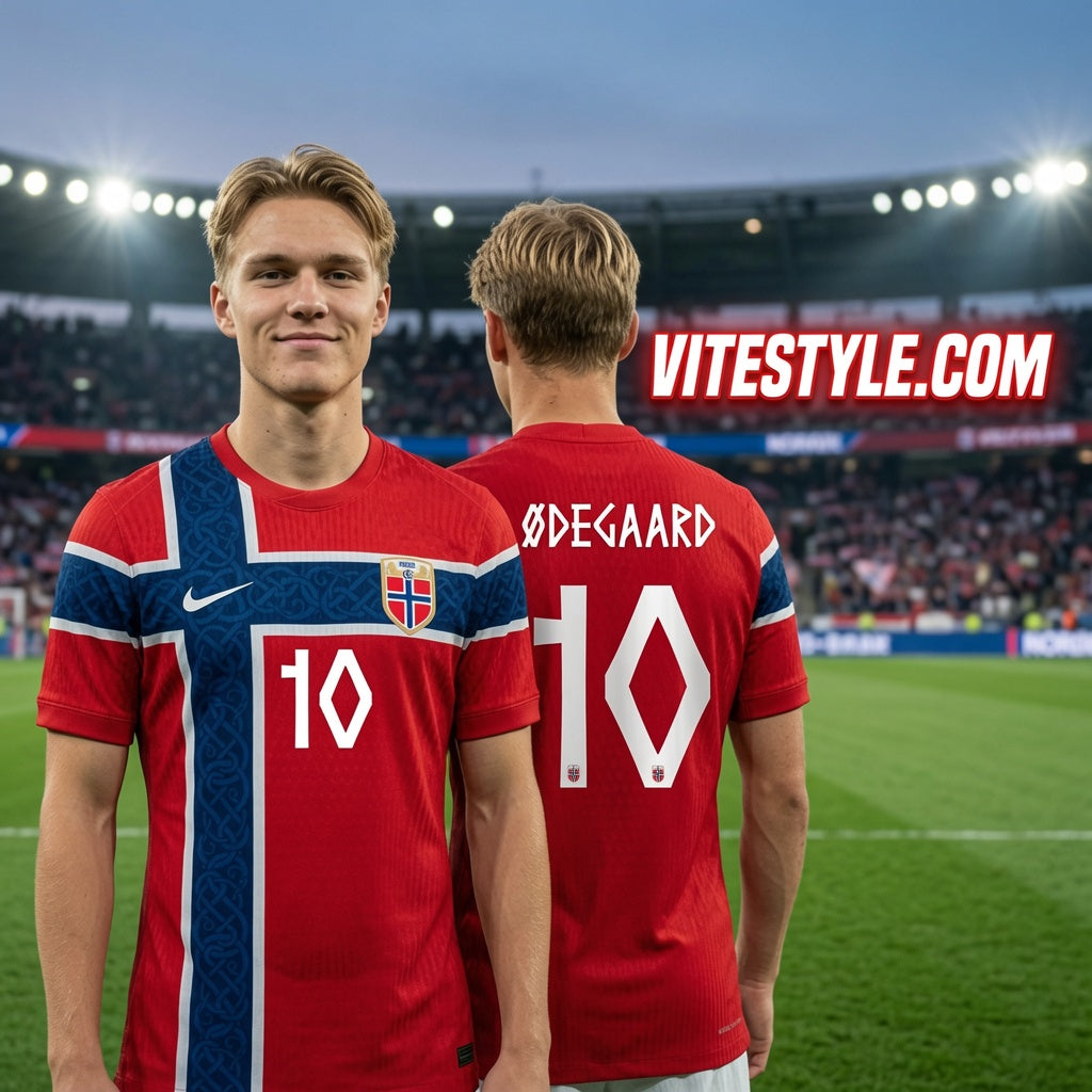 Ødegaard Norway World Cup Soccer Jersey