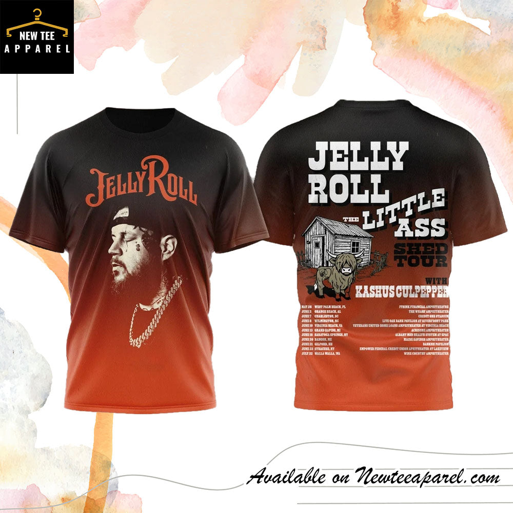 Official Jelly Roll The Little Ass Shed Tour 2026 Shirt