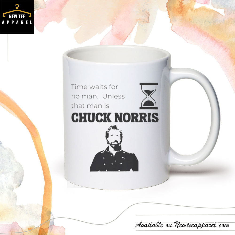 Official Time Waits For No Man Unless That Man Is Chuck Norris Shirt