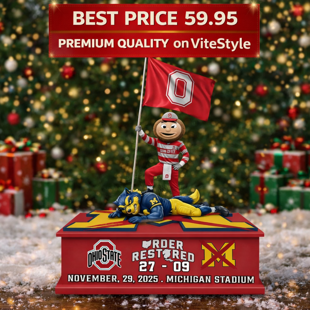 Ohio State Beat Michigan Christmas Ornament