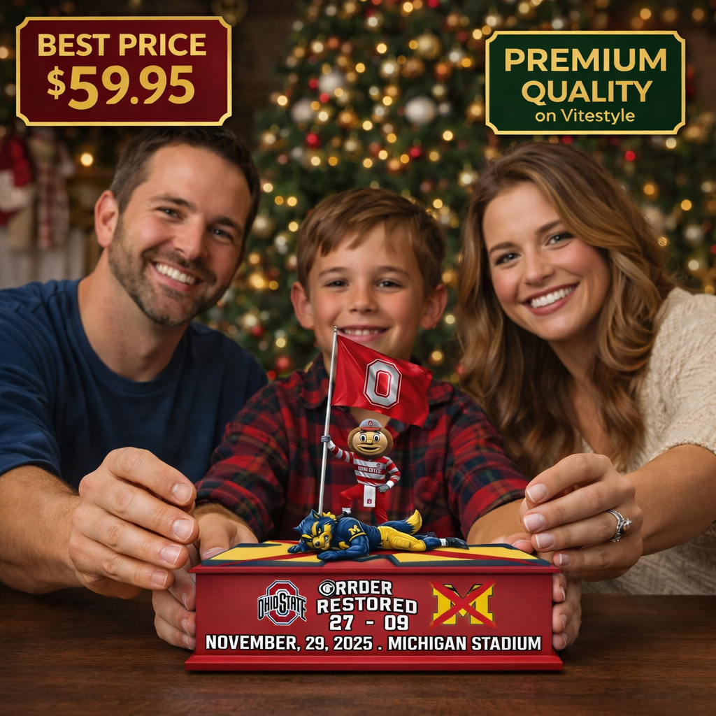 Ohio State Beat Michigan Christmas Ornament