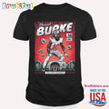 Ohio State Buckeyes 10 Denzel Burke Nil Comic T Shirt