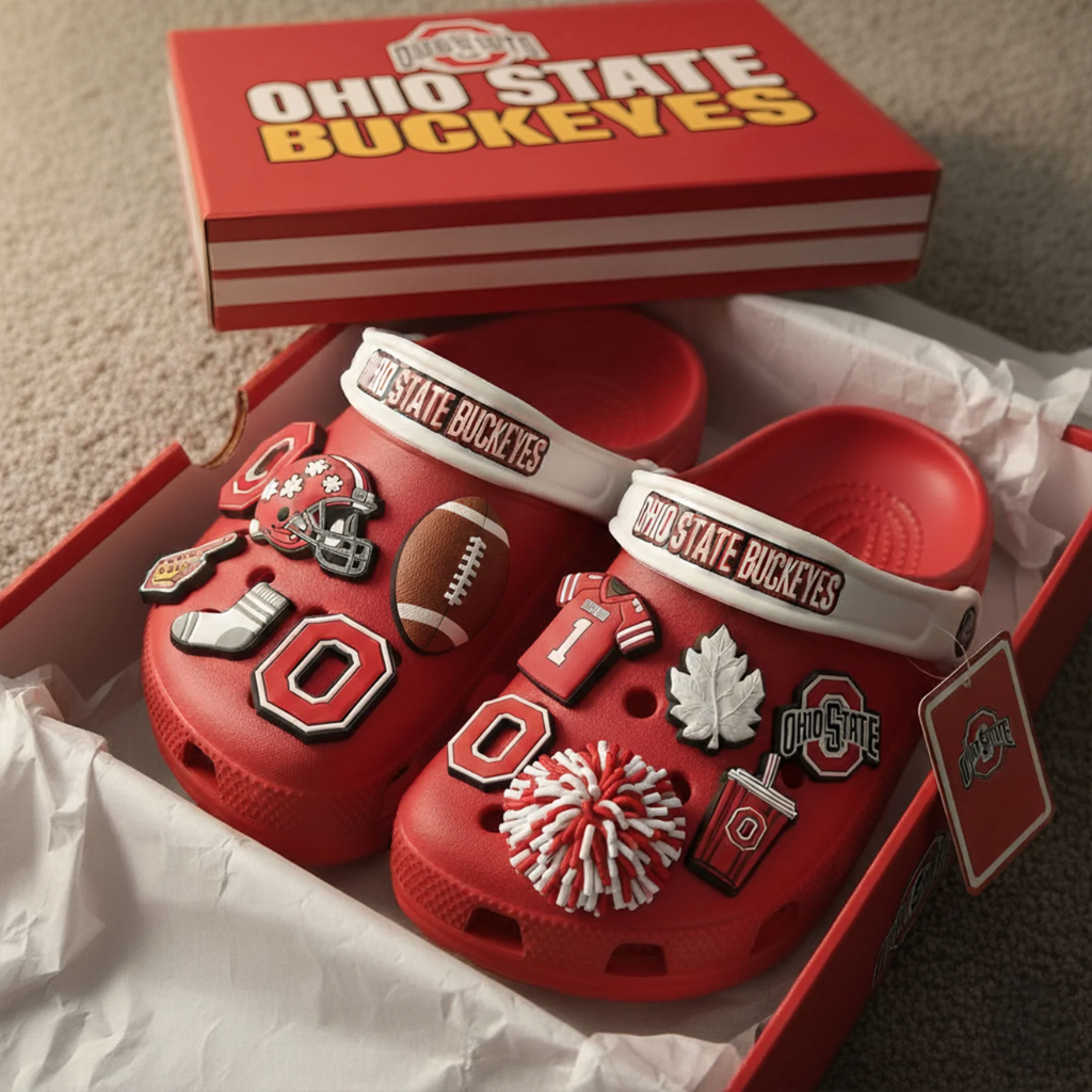 Ohio State Croc Charms