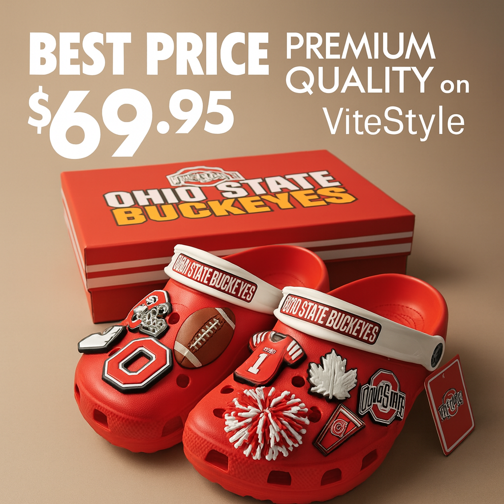 Ohio State Buckeyes Croc Charms