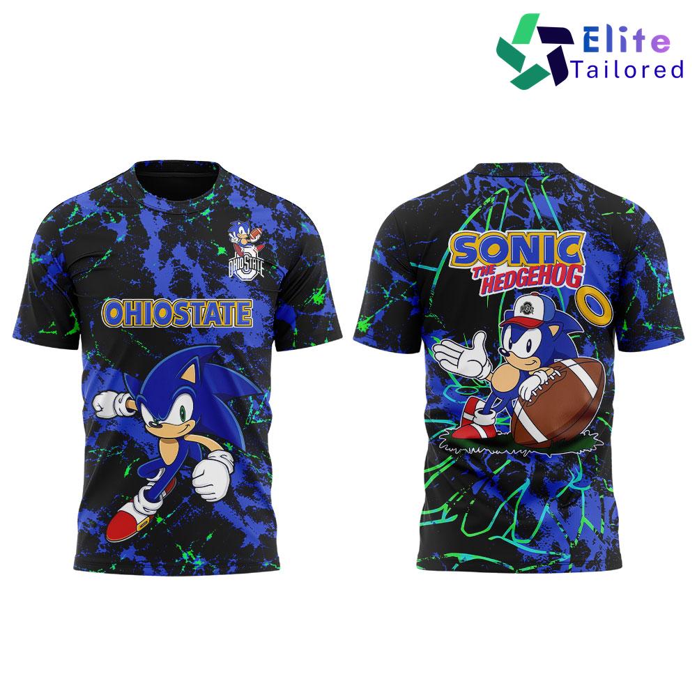 Ohio State Buckeyes Football Sonic The Hedgehog 2026 T-Shirt