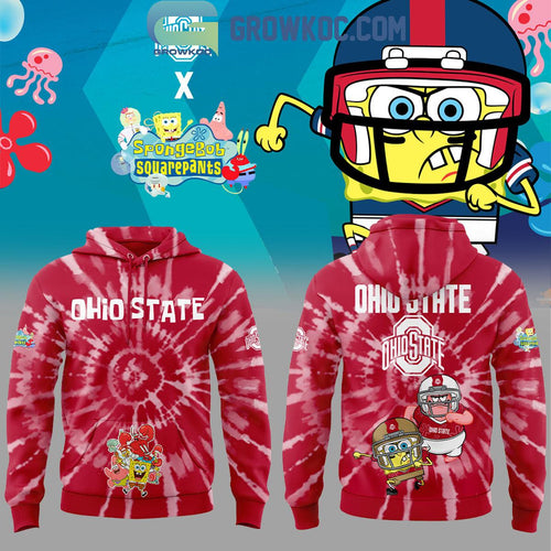 Ohio State Buckeyes SpongeBob SquarePants Hoodie Shirt