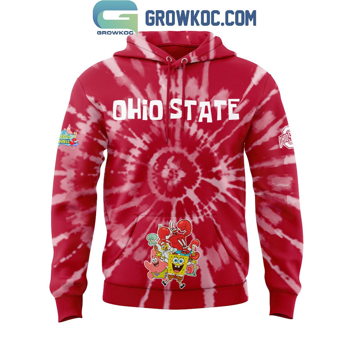 Ohio State Buckeyes SpongeBob SquarePants Hoodie Shirt