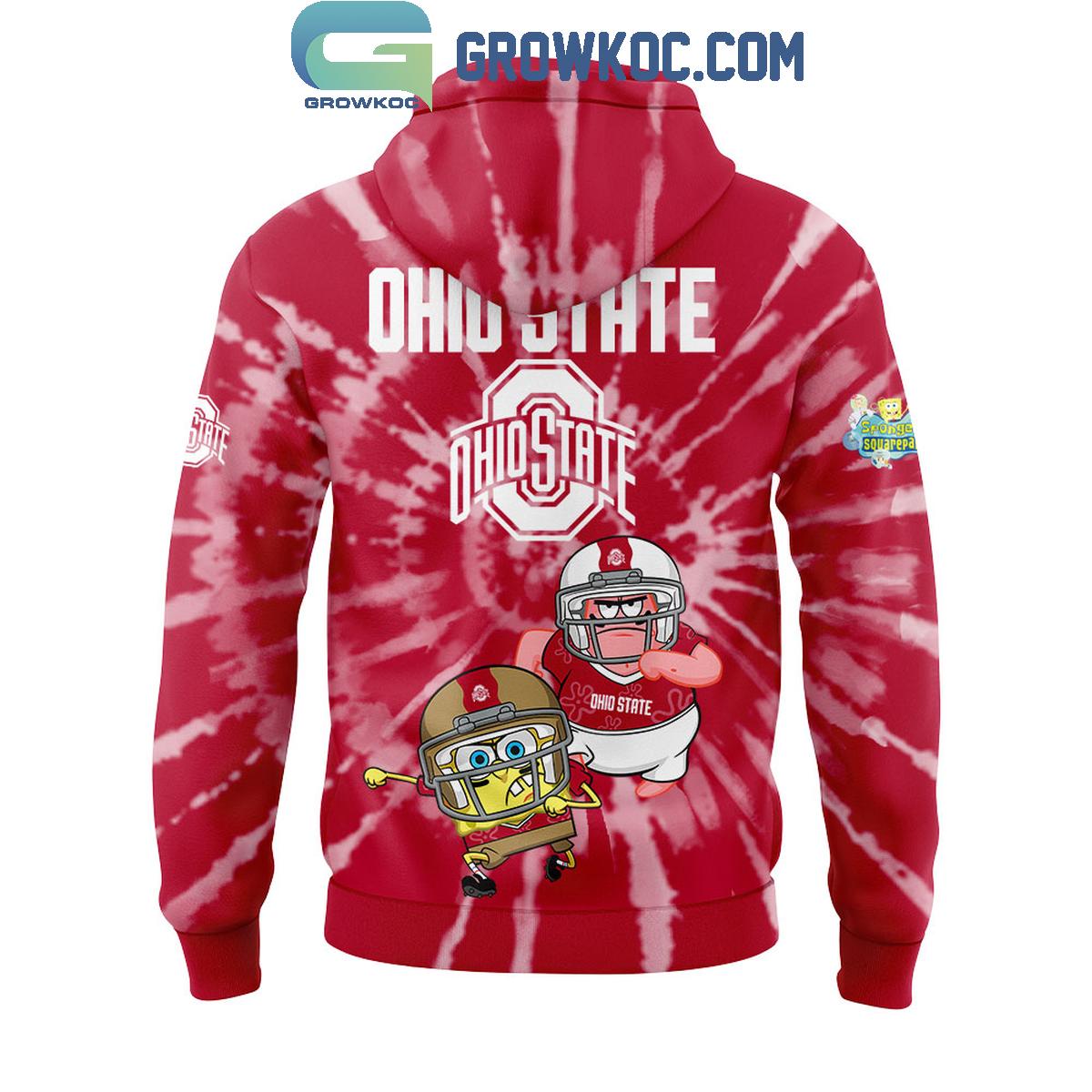 Ohio State Buckeyes SpongeBob SquarePants Hoodie Shirt